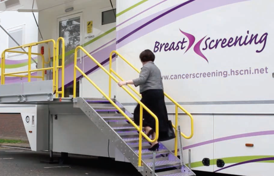 Going to a Breast Screening Mobile
